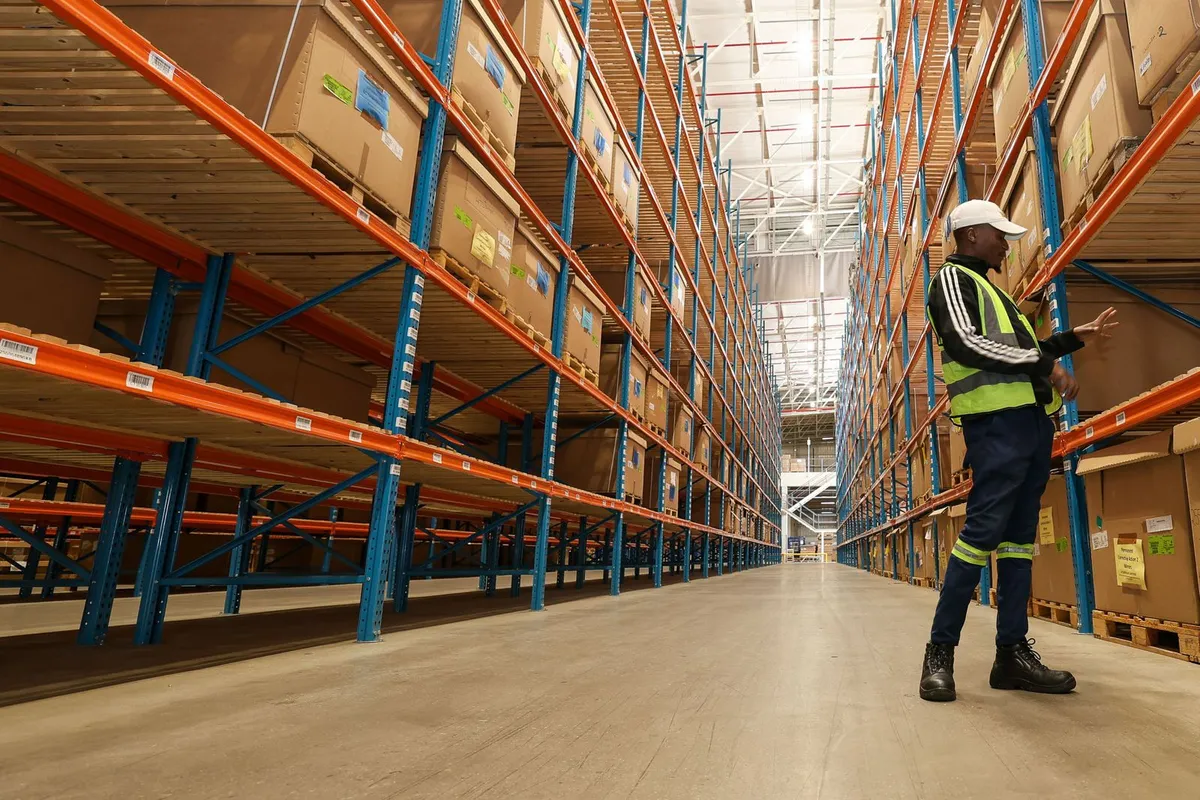 Automotive parts warehouse and controlled inventory operation